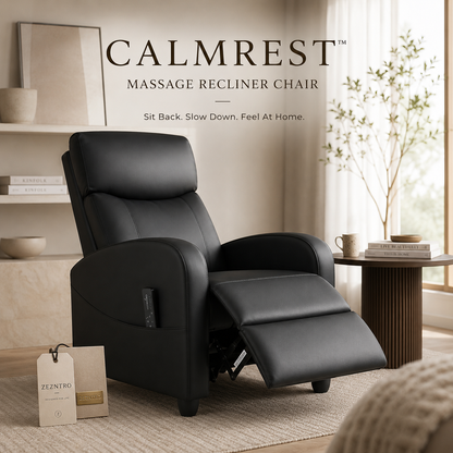 ZEZNTRO CALMREST Massage Recliner Chair - Front View