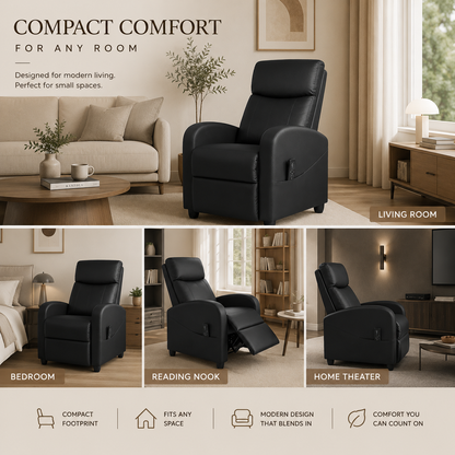 ZEZNTRO CALMREST Massage Recliner Chair - Headrest Detail